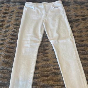 Joe's Jeans: White * Skinny * Ankle * Raw Hem